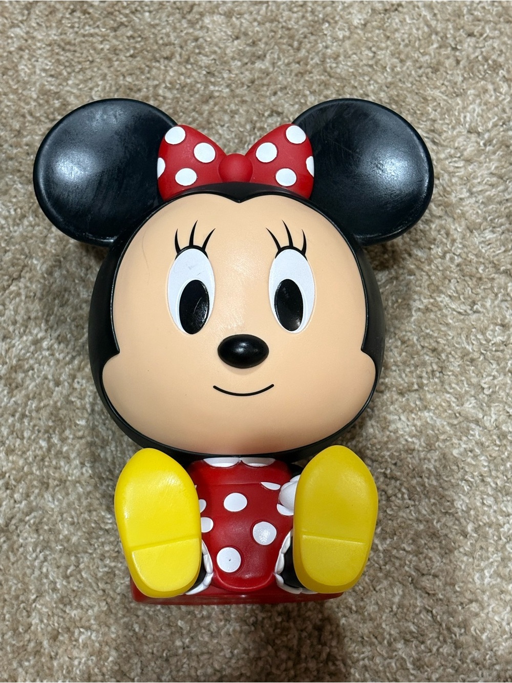 Minnie Mouse Red & Yellow Kids bank
